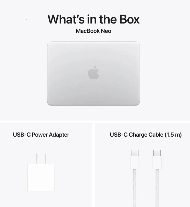 id.1826 - Apple MacBook Neo 2026 A18 Pro 8GB 256GB SSD 13” Liquid Retina Silver