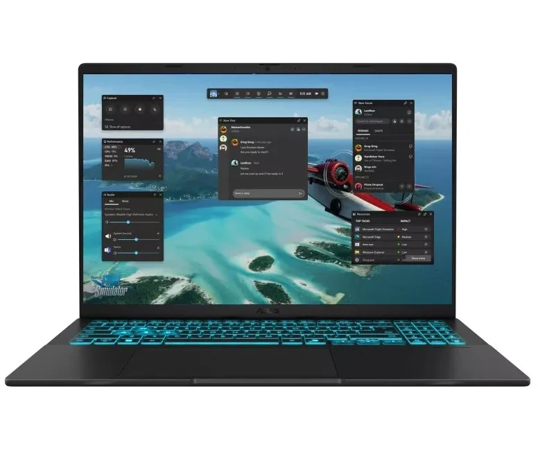 id.1769  - Laptop ASUS Gaming V16 16.0" WUXGA 144Hz | Intel Core 5 210H | 16GB DDR5 | 512GB SSD | RTX 4050 6GB | Matte Black