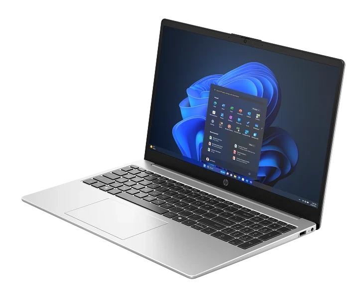 H.1796 - Laptop HP 250R G10 15.6" HD | Intel Core 5 120U (Hasta 5.0GHz, 10 Núcleos) | 16GB RAM | 512GB SSD PCIe M.2 | Plata Turbo