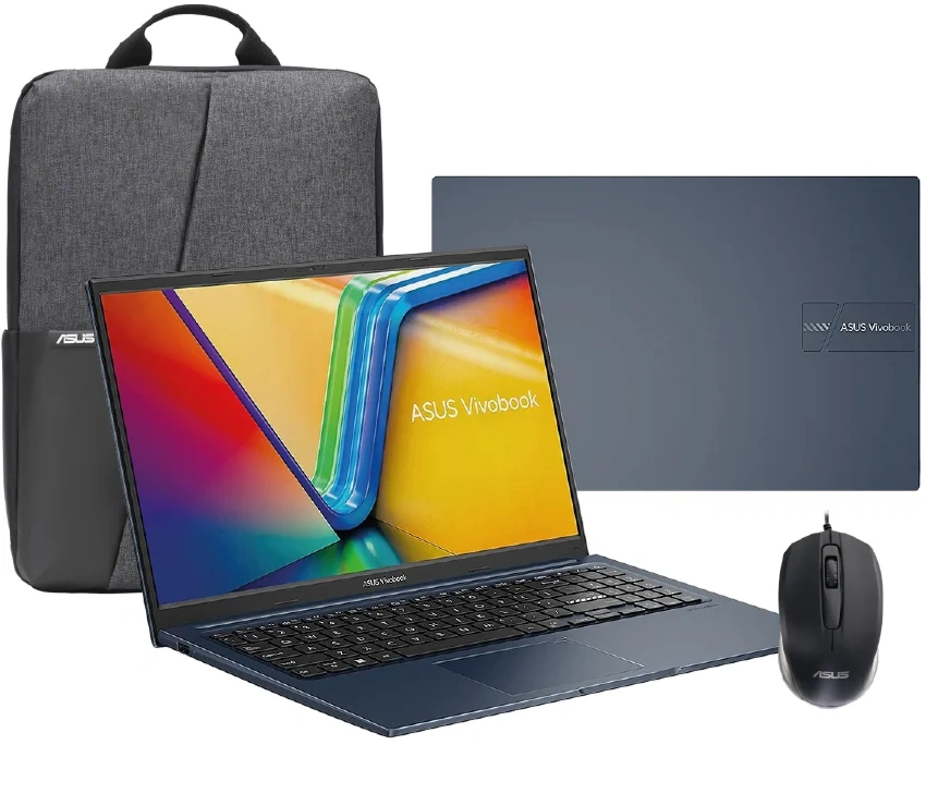 A.1774 - Laptop ASUS Vivobook 15 15.6" FHD | Intel Core i3-1315U | 16GB RAM | 512GB SSD | Mochila y Mouse Incluidos