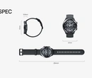 id.1065 - Smartwatch Mibro A3 1.39" HD 60 FPS | GPS Integrado | Llamadas Bluetooth 5.3 | 100 Modos Deportivos | Cuerpo de Aleación de Aluminio | Negro