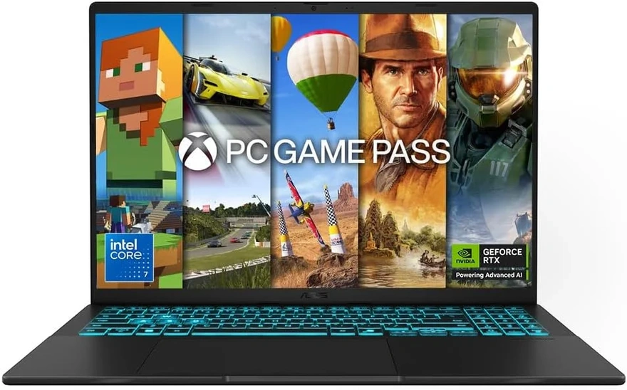 id.1782 – Laptop ASUS Gaming V16 16" 144Hz | Intel Core 7 240H | 16GB DDR5 | 1TB SSD | RTX 5050 8GB