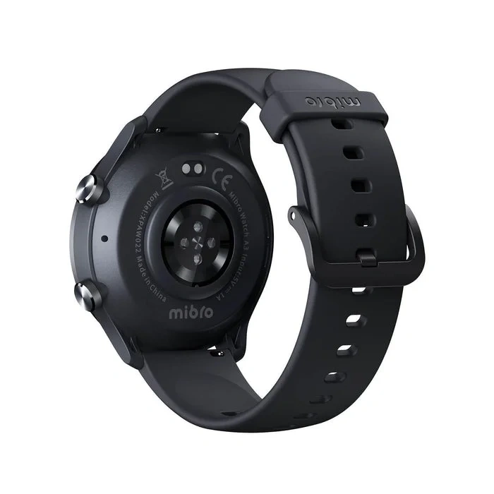 R.1065 - Smartwatch Mibro A3 1.39" HD 60 FPS | GPS Integrado | Llamadas Bluetooth 5.3 | 100 Modos Deportivos | Cuerpo de Aleación de Aluminio | Negro