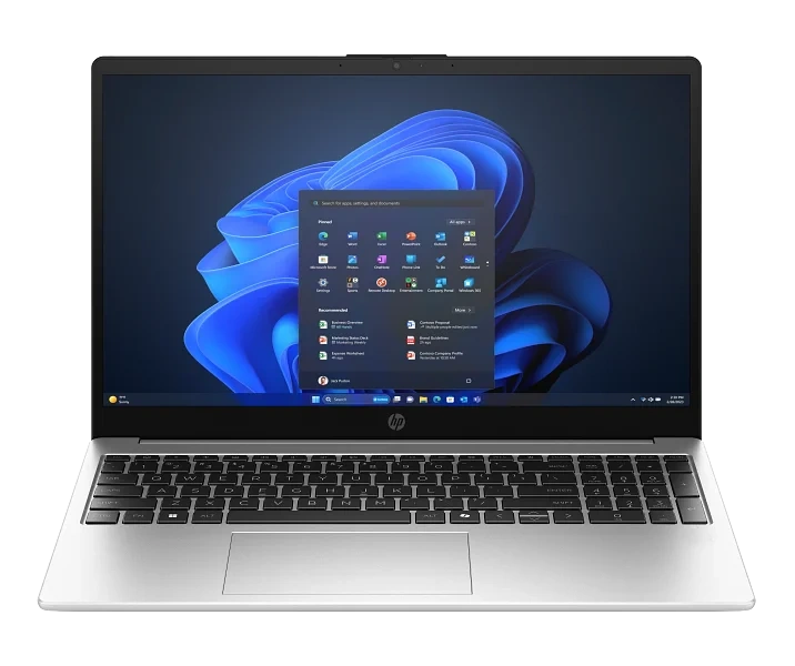 H.1796 - Laptop HP 250R G10 15.6" HD | Intel Core 5 120U (Hasta 5.0GHz, 10 Núcleos) | 16GB RAM | 512GB SSD PCIe M.2 | Plata Turbo