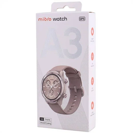 R.1093 - Smartwatch Mibro A3 1.39" HD 60 FPS | GPS Integrado | Llamadas Bluetooth 5.3 | 100 Modos Deportivos |  Aleación de Aluminio