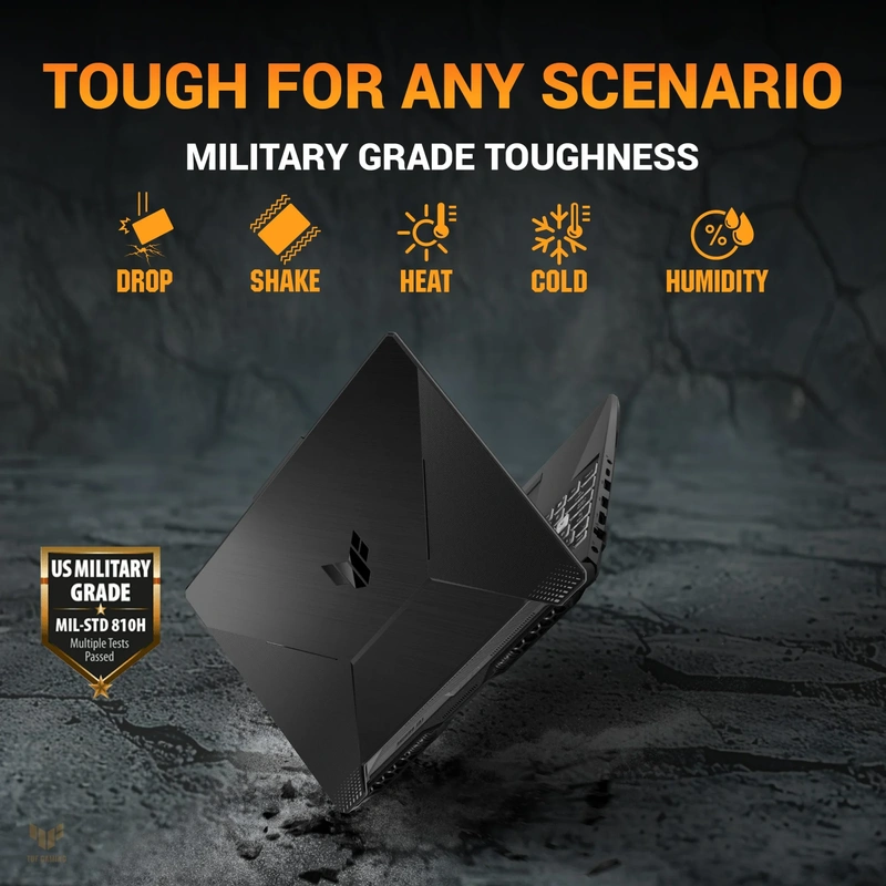 A.1812 - Laptop ASUS TUF Gaming A15 15.6" FHD 144Hz | AMD Ryzen 7 7435HS | 16GB RAM | 512GB SSD | RTX 3050 4GB