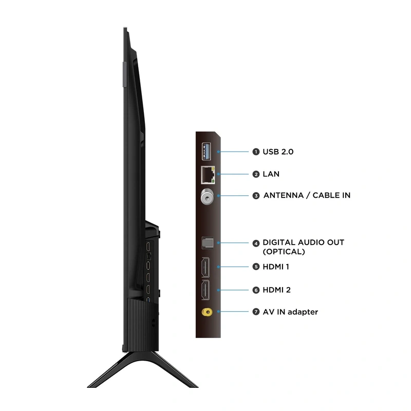 id.115 - Televisor TCL 43" QLED FHD Metálico