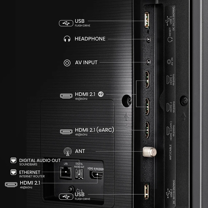id.128 - Televisor Hisense 65" QLED 4K Dolby Atmos