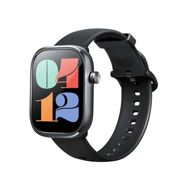 id.1066 - Smartwatch Mibro C4 2.01" HD | Llamadas Bluetooth 5.3 | 100 Modos Deportivos | Monitoreo de Salud | Resistencia 2ATM | Negro