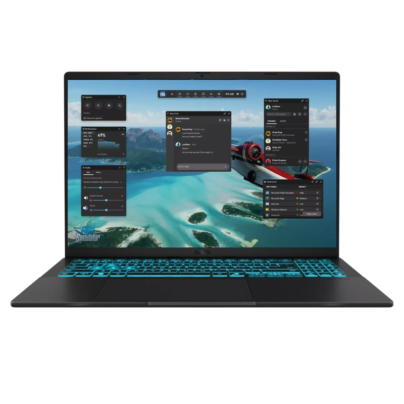 id.1782 – Laptop ASUS Gaming V16 16" 144Hz | Intel Core 7 240H | 16GB DDR5 | 1TB SSD | RTX 5050 8GB