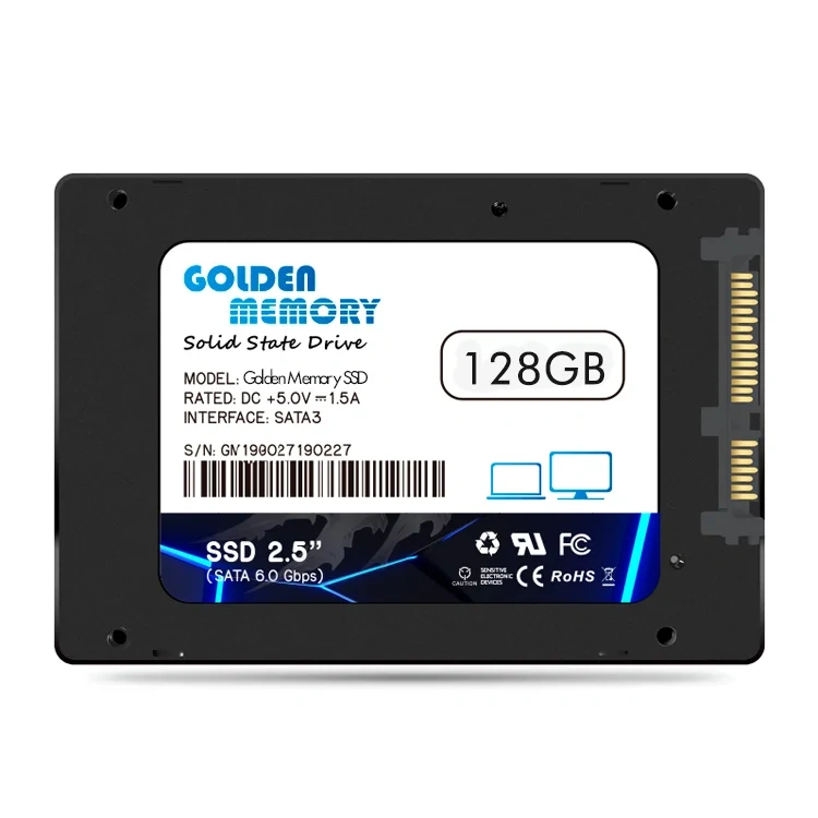 S.264 - SSD Golden 128GB 2.5" SATA III | Tecnología 3D NAND | Velocidad 6Gb/s