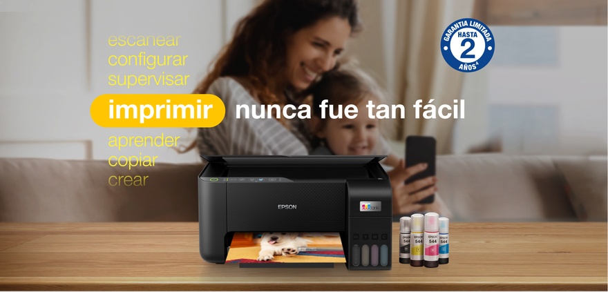 I.090 - Impresora Epson EcoTank L3250 Multifuncional | Sistema de Tinta Continua | Wi-Fi Direct & App Smart Panel