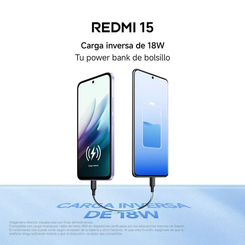 id.316 - Xiaomi Redmi 15 Púrpura en Tena | Garantía y Respaldo